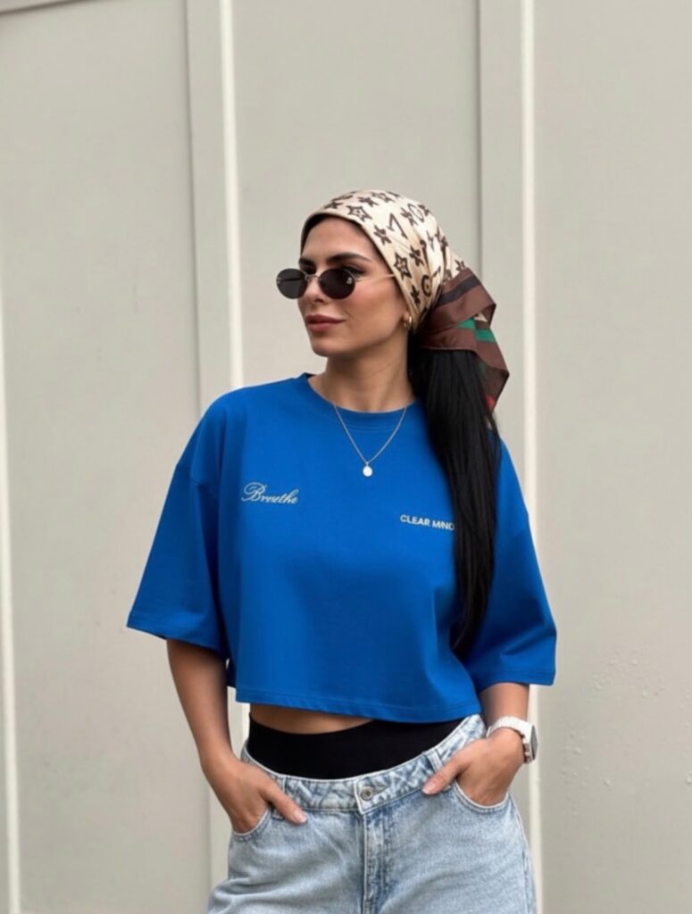 Crop de algodón de la tienda Kaia